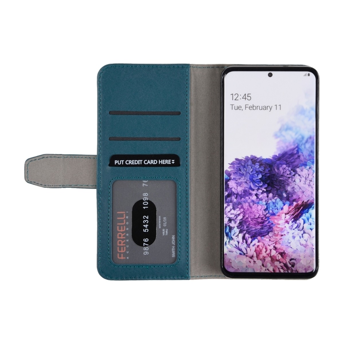 Ferrelli Duo Flip Cover Samsung Galaxy A71, grøn billede 3