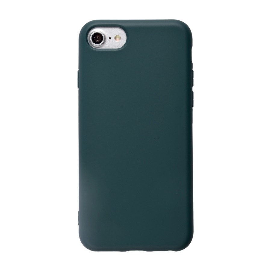Ferrelli silikone-etui iPhone SE (2022)/SE (2020)/8/7/6, mørkegrøn billede 1