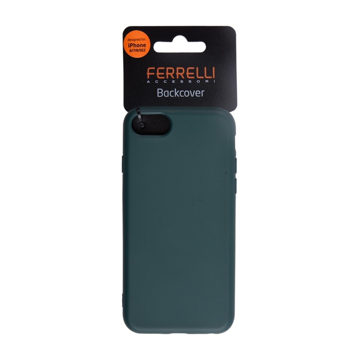 Ferrelli silikone-etui iPhone SE (2022)/SE (2020)/8/7/6, mørkegrøn billede 3