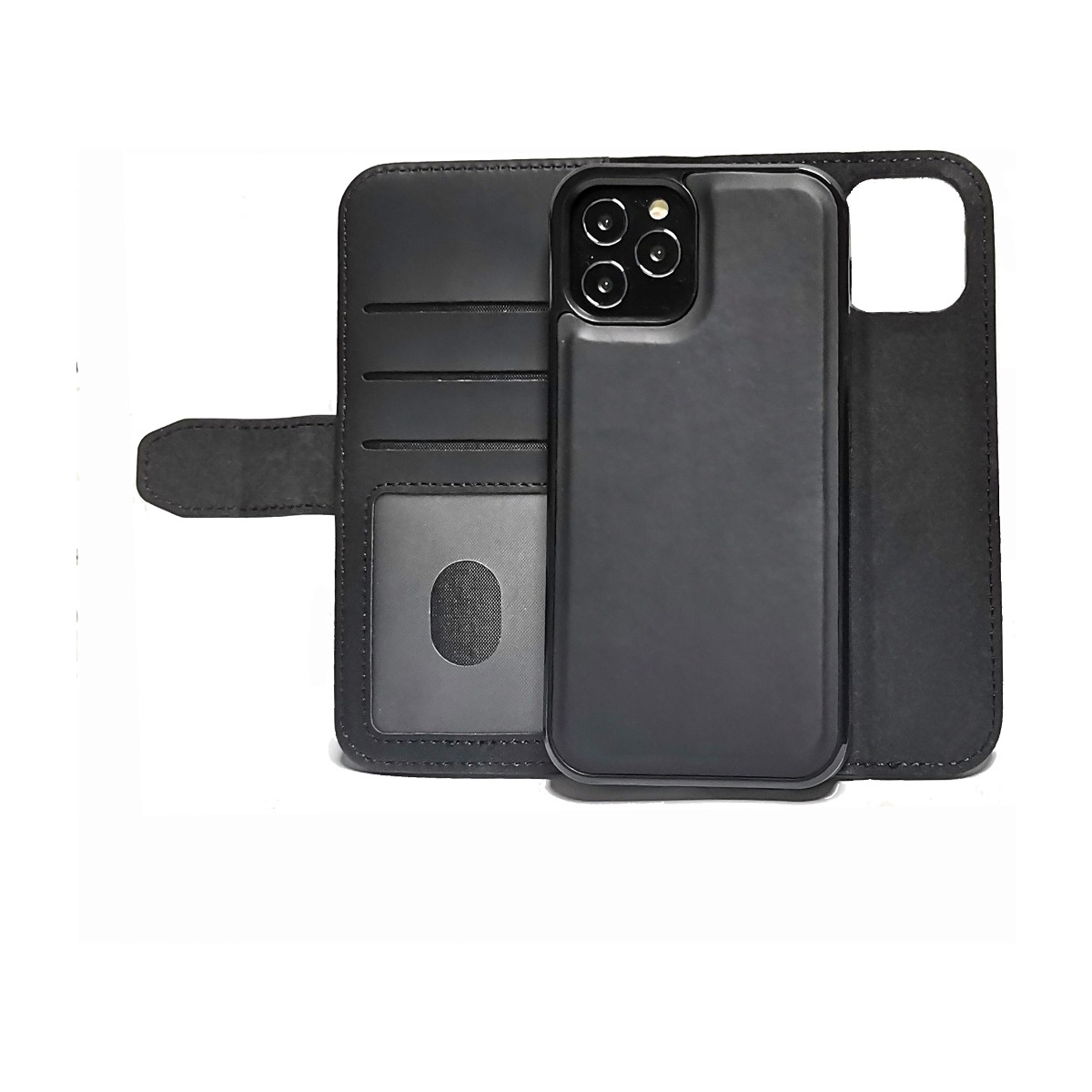 Ferrelli Duo Flip Cover iPhone 12 Pro Max, sort billede 3