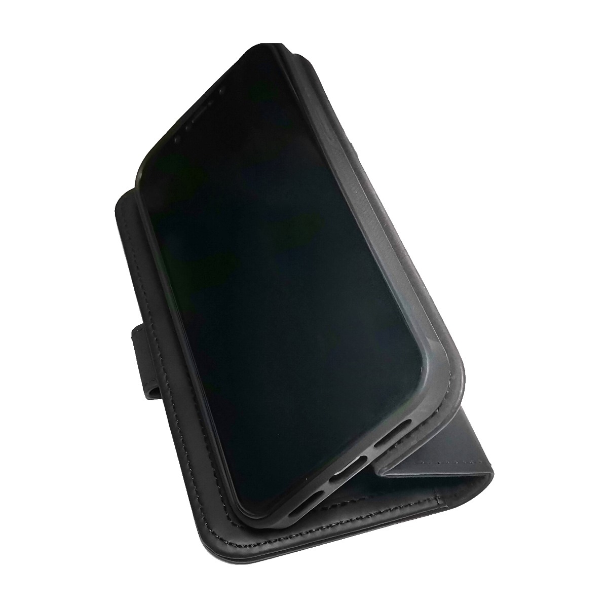 Ferrelli Duo Flip Cover iPhone 12 Pro Max, sort billede 4