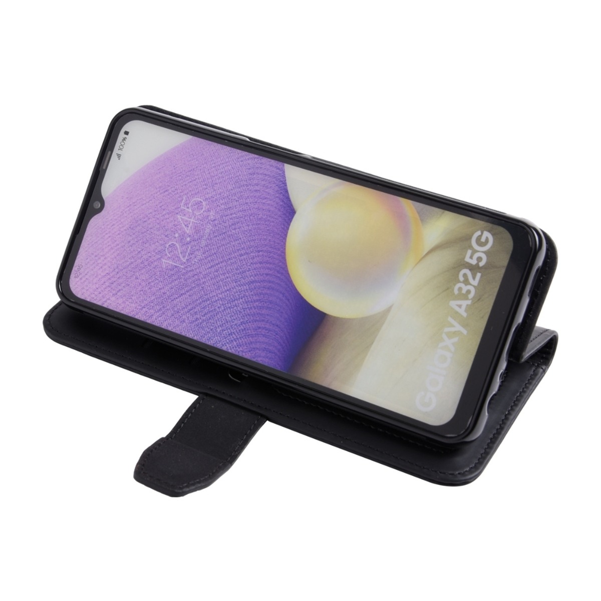 Ferrelli Duo Flip Cover Samsung Galaxy A32 5G, sort billede 4
