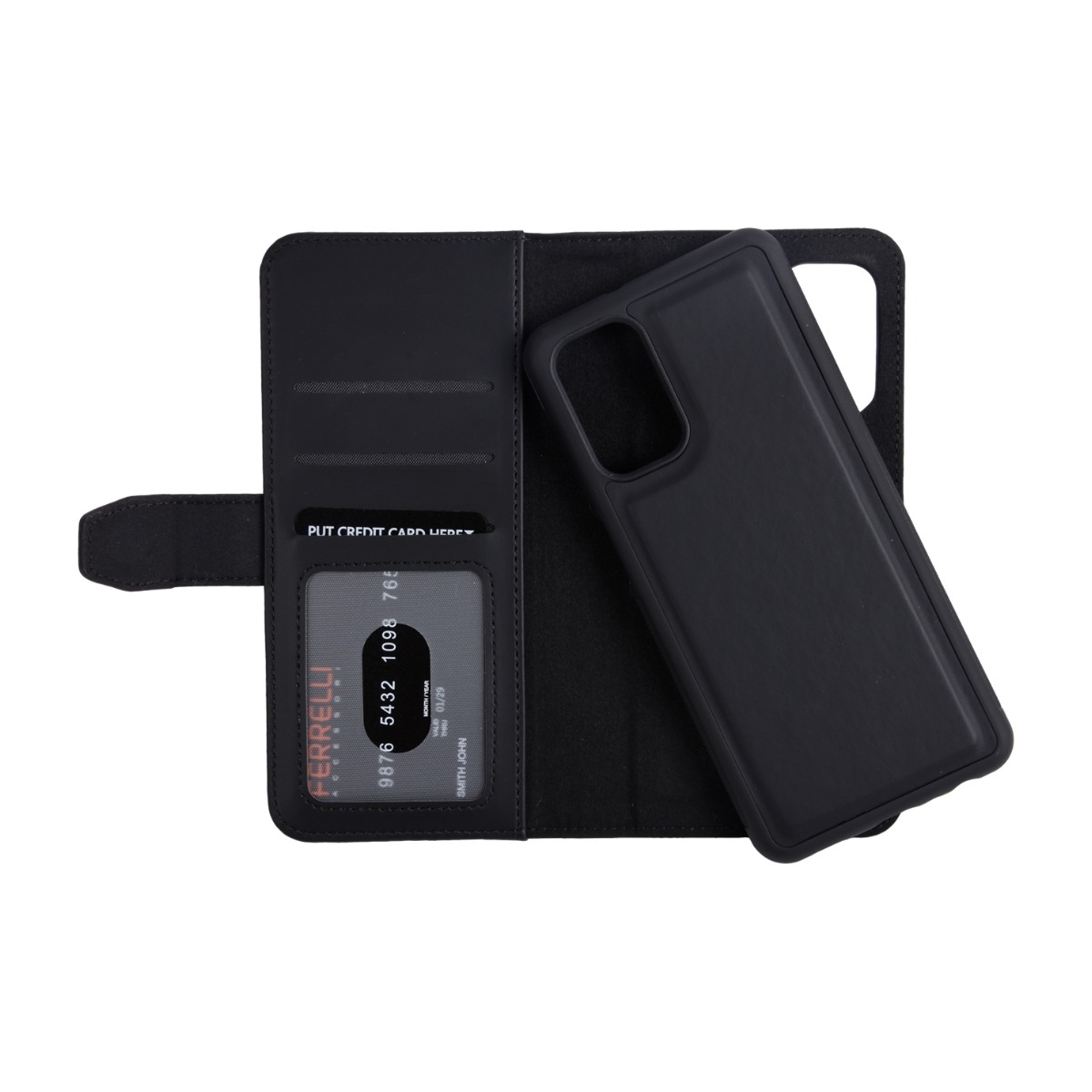 Ferrelli Duo Flip Cover Samsung Galaxy A32 5G, sort billede 3