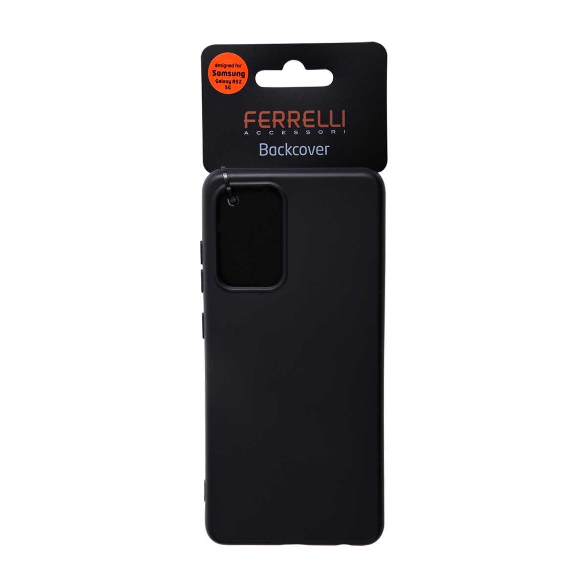 Ferrelli silikone-etui Samsung Galaxy A52/A52S 5G, sort billede 3