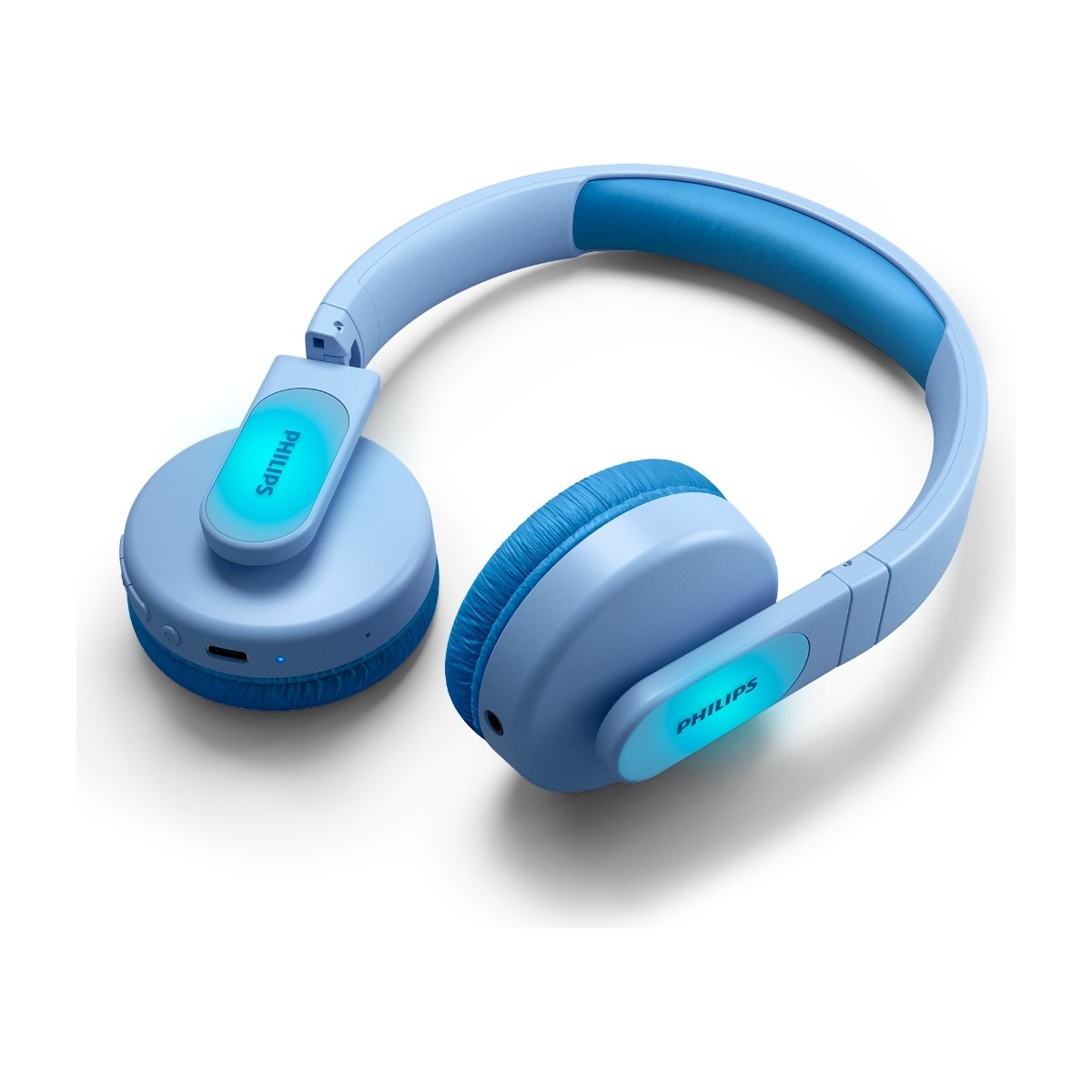 Philips K4206 Bluetooth hovedtelefoner, blå billede 4
