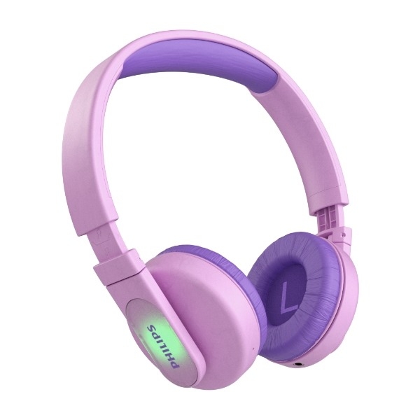 Philips K4206 Bluetooth hovedtelefoner, lyserød billede 1