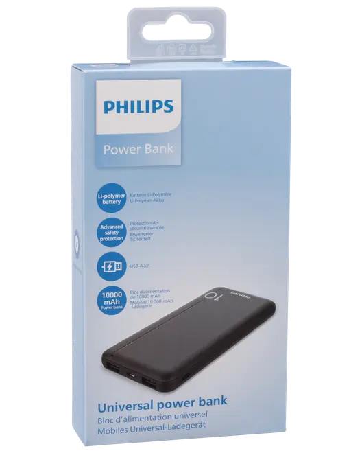 PHILIPS Powerbank 10.000 mAh billede 4