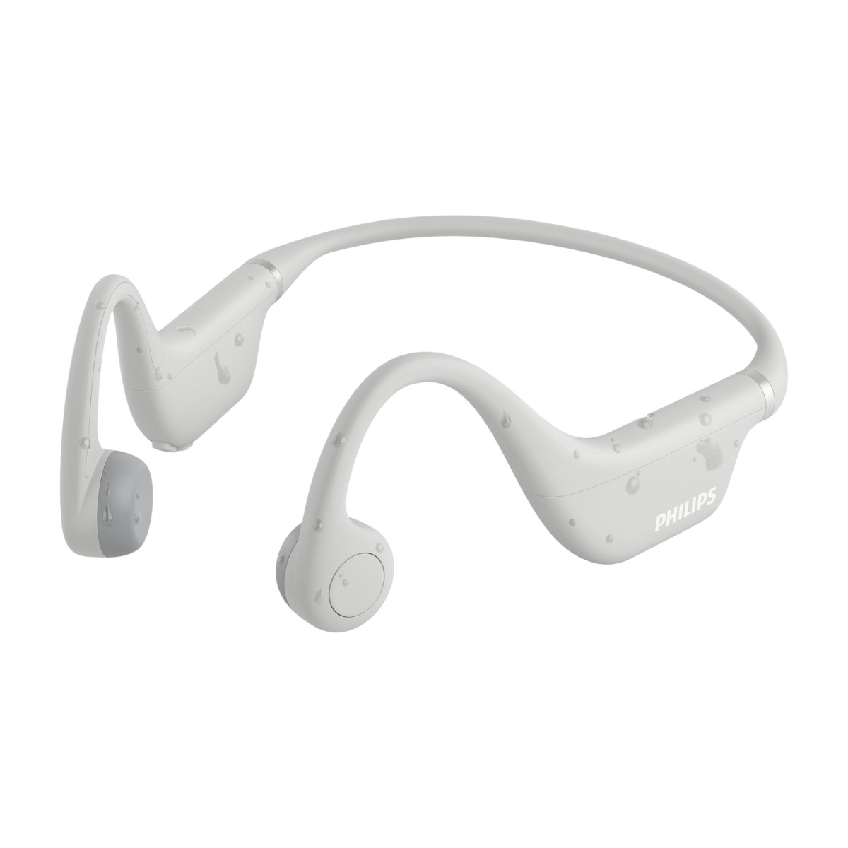 Philips TAK4607GY Bone Conduction hovedtelefoner, grå billede 1