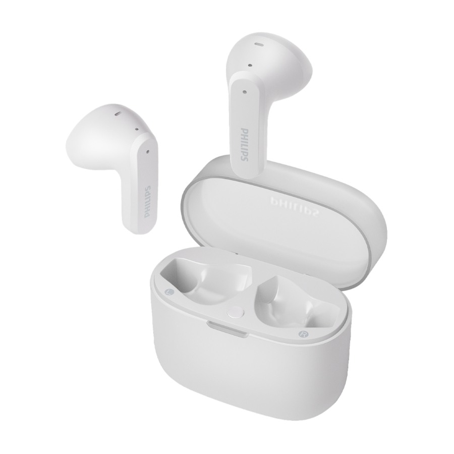 Philips TAT2139WT/00 true wireless Bluetooth-hovedtelefoner, hvide billede 1