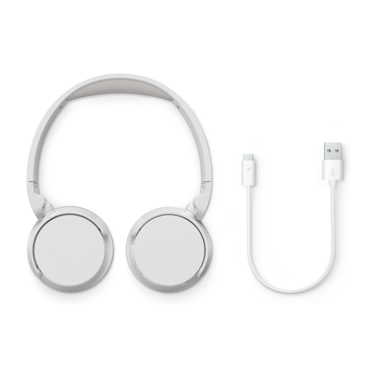 Philips TAH3209BK/00 over-ear Bluetooth hovedtelefoner, hvid billede 4