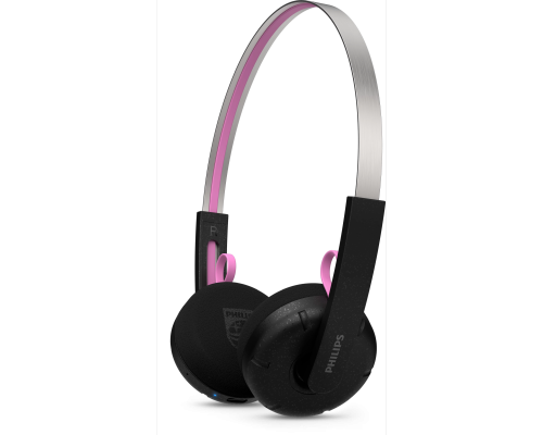 Philips TAMS1BK/00 Ringo Duo on-ear hovedtelefoner, sort billede 1