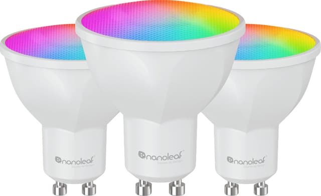 Nanoleaf Essentials Smart LED-pærer 5W GU10 (pakke med 3) billede 1
