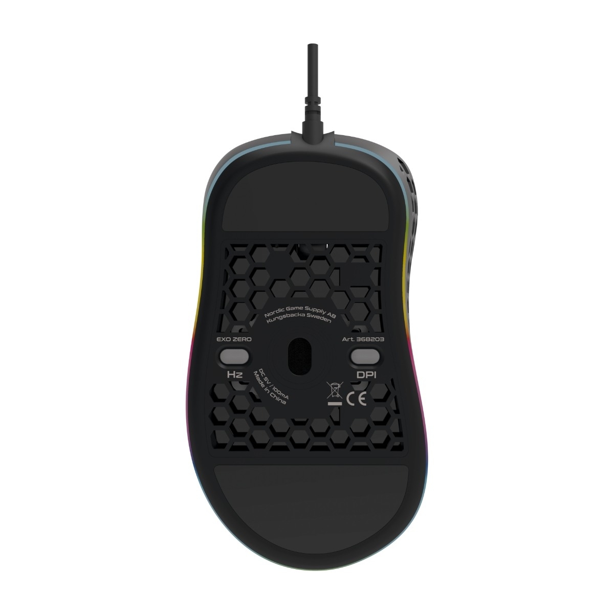 Exe Zero RGB ultralet gaming mus billede 4