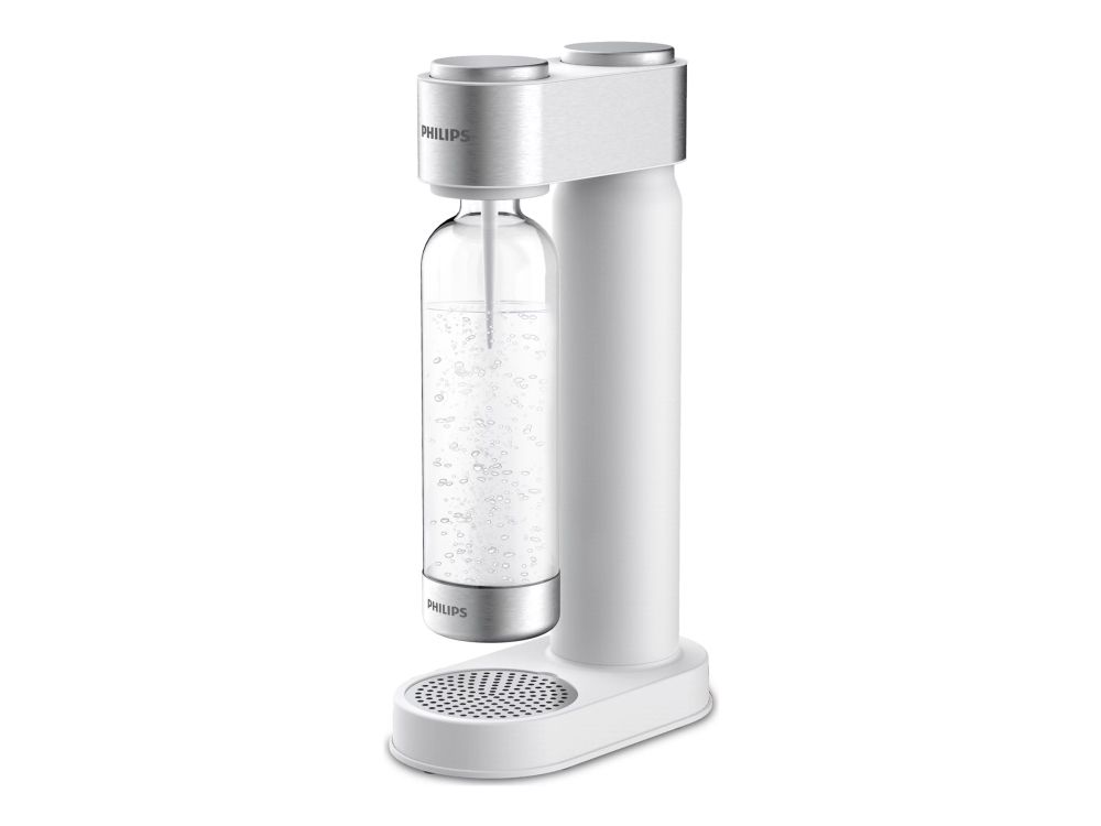 Philips GoZero ADD4902WH - Sodavandsmaskine - 1 liter - børstet rustfrit stål billede 2