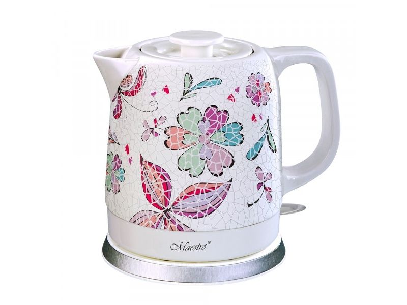 Elektrisk keramisk elkedel MAESTRO MR-068 1,5L 1500W (MR-068-FLOWERS)