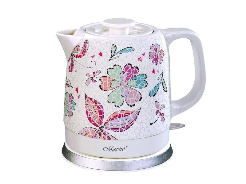 Elektrisk keramisk elkedel MAESTRO MR-068 1,5L 1500W (MR-068-FLOWERS) billede 2