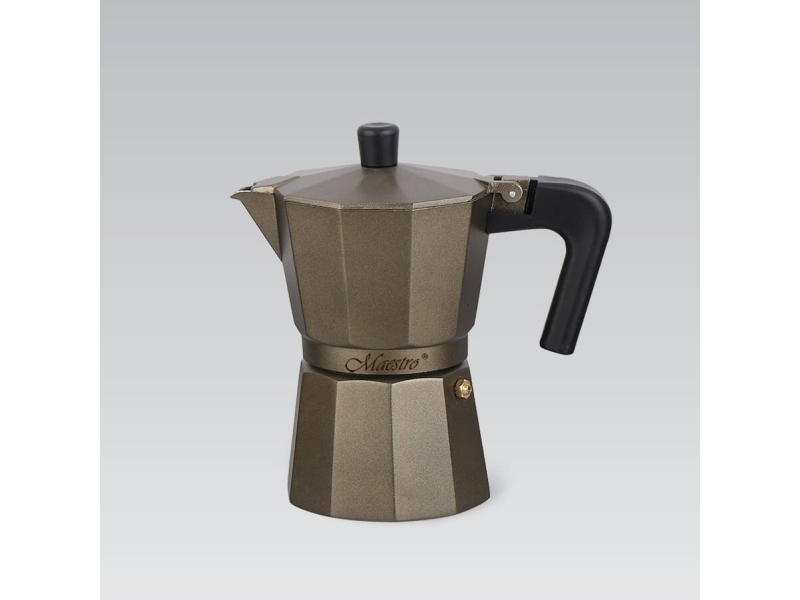 Maestro cafe og aluminium (6 kopper 300 ml) MR-1666-6-BROWN