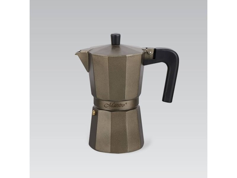 Maestro cafe og aluminium (6 kopper 300 ml) MR-1666-6-BROWN