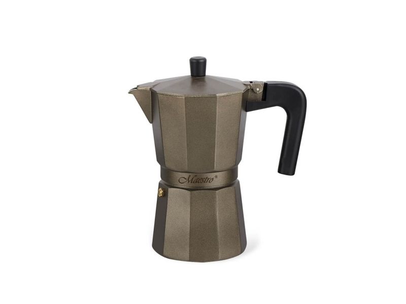 Maestro cafe og aluminium (6 kopper 300 ml) MR-1666-6-BROWN