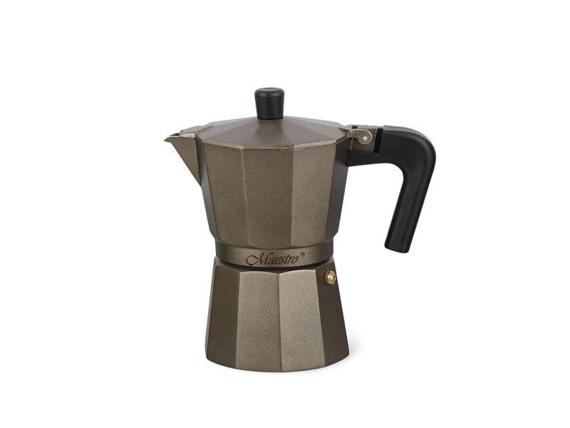 Maestro cafe og aluminium (6 kopper 300 ml) MR-1666-6-BROWN