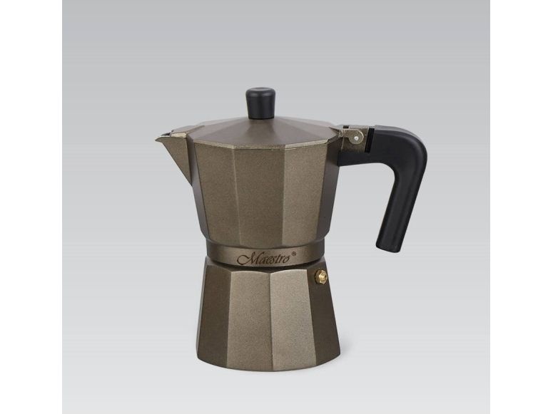 Maestro cafe og aluminium (6 kopper 300 ml) MR-1666-6-BROWN