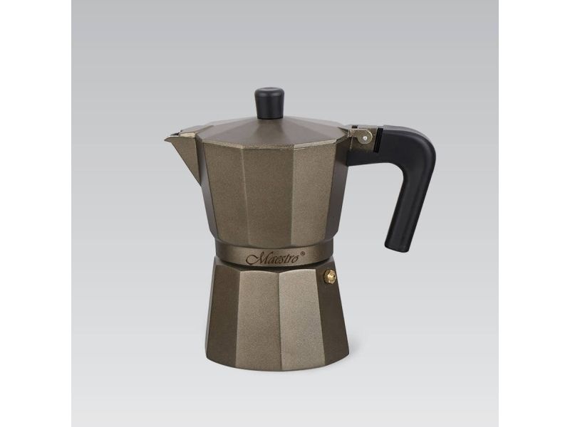 Maestro cafe og aluminium (6 kopper 300 ml) MR-1666-6-BROWN