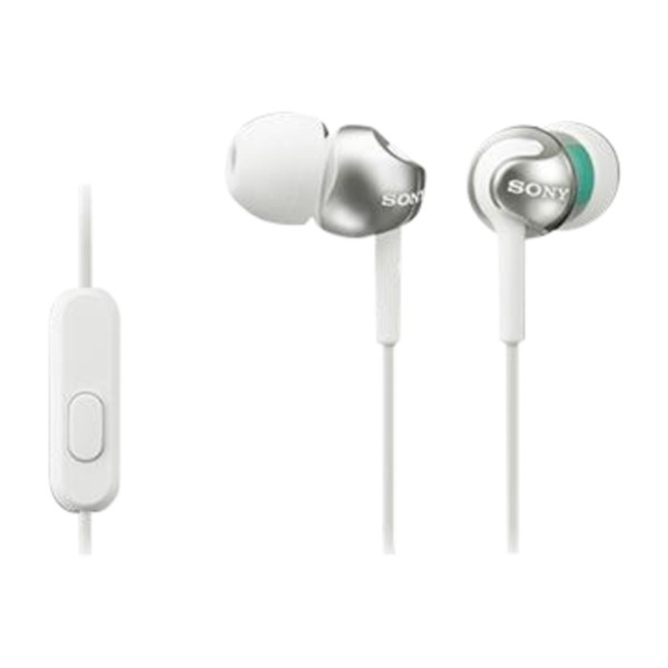 Sony MDREX110 in ear hovedtelefon, hvid billede 3