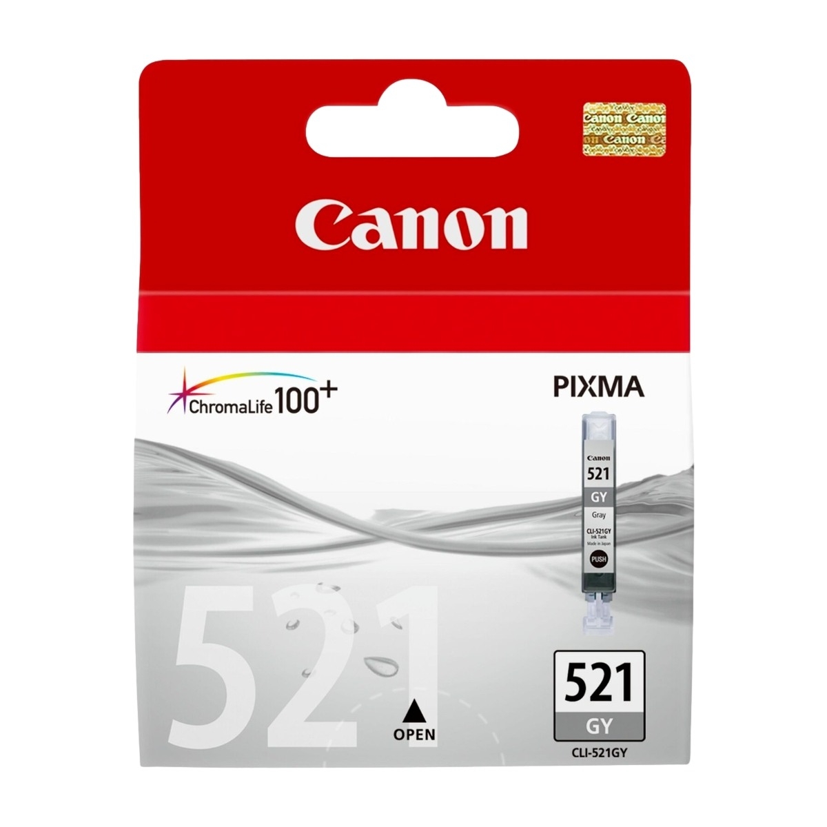 Canon CLI-521GY, grå blækpatron billede 1