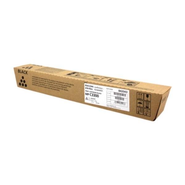Ricoh 842043 tonerpatron 1 stk Original, sort billede 1