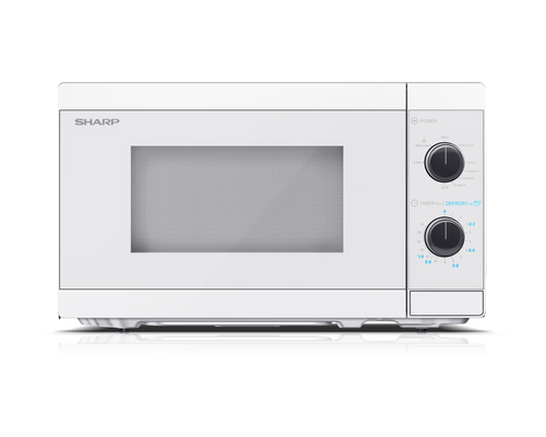 Sharp YC-MG01E-C - Mikrobølgeovn med grill - 20 liter - 800 W - krystalhvid billede 1