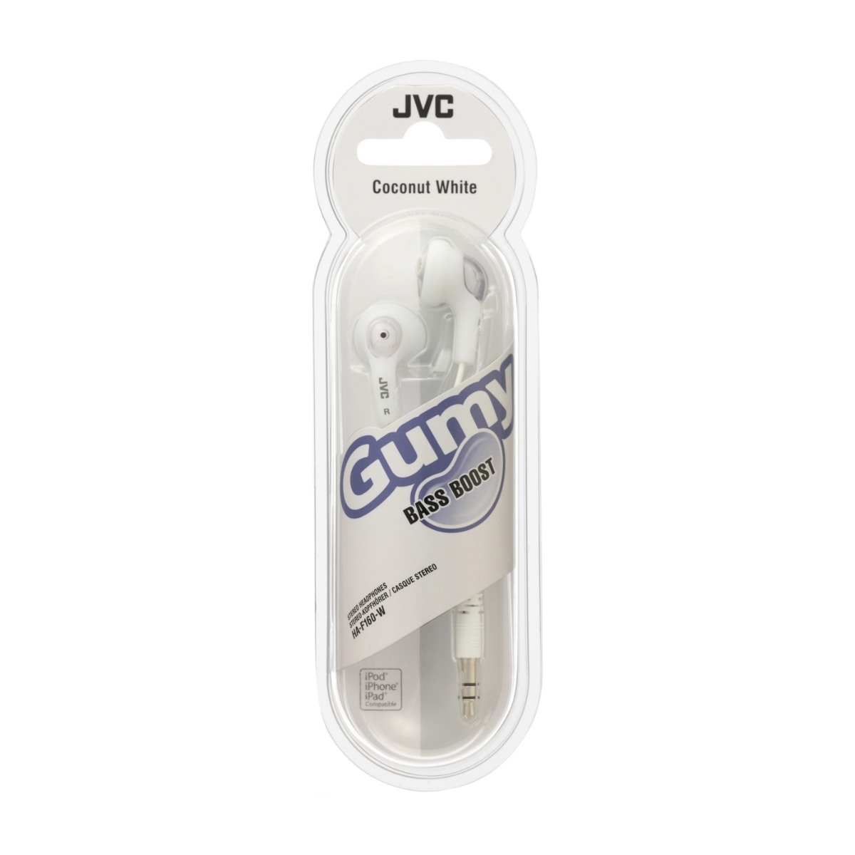 JVC HA-F160-W-E IN EAR HOVEDTELEFON HVID billede 2
