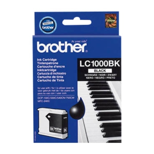 Brother LC-1000BK blækpatron 1 stk Original, sort billede 4