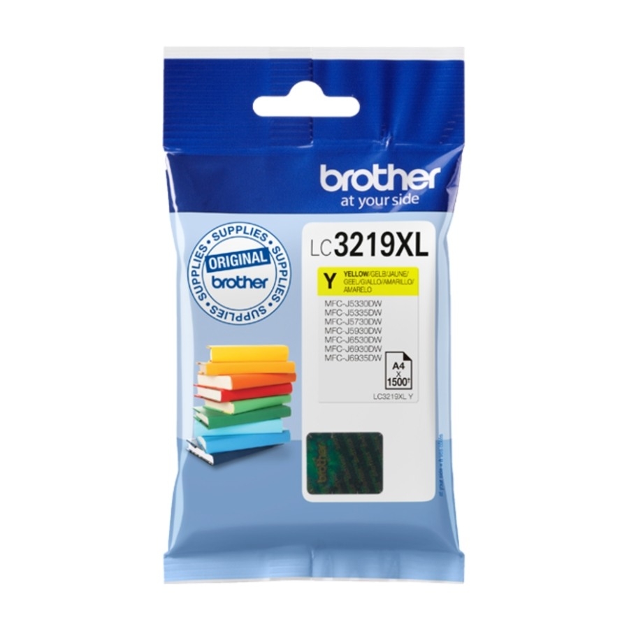 Brother LC3219XLY blækpatron, gul billede 2