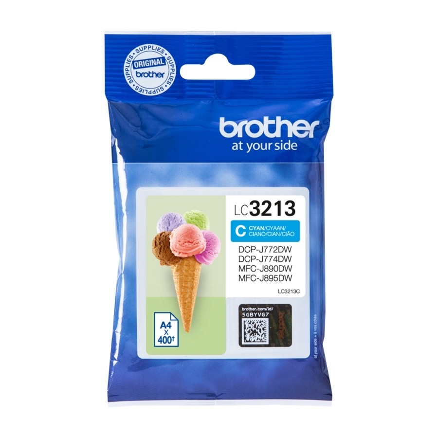 Brother LC-3213C blækpatron Original Højt (Xl) Udbytte, blå billede 1