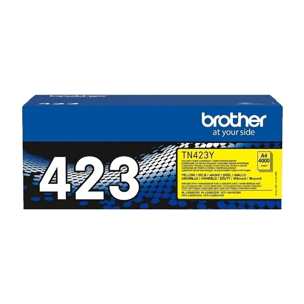 Brother TN423C gul toner billede 1