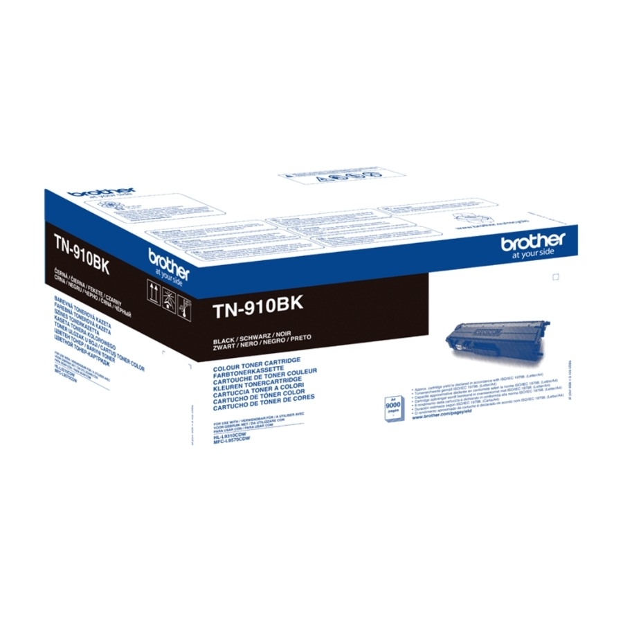 Brother TN-910BK tonerpatron 1 stk Original, sort billede 2