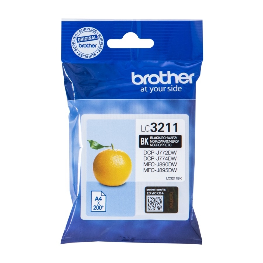 Brother LC-3211BK blækpatron Original, sort billede 1