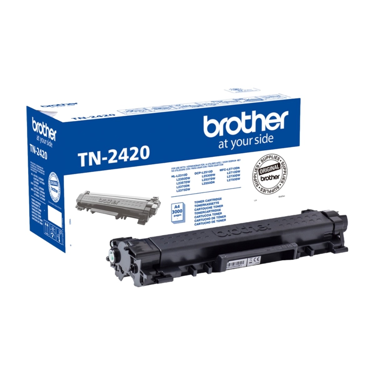 Brother TN-2420, sort toner billede 1