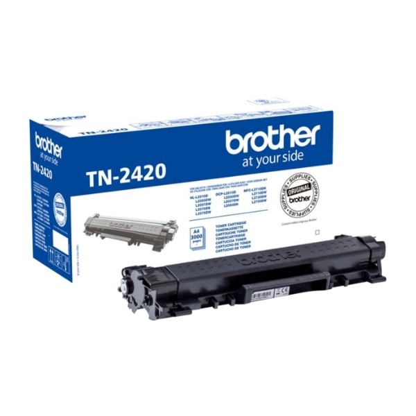 Brother TN-2420, sort toner billede 2