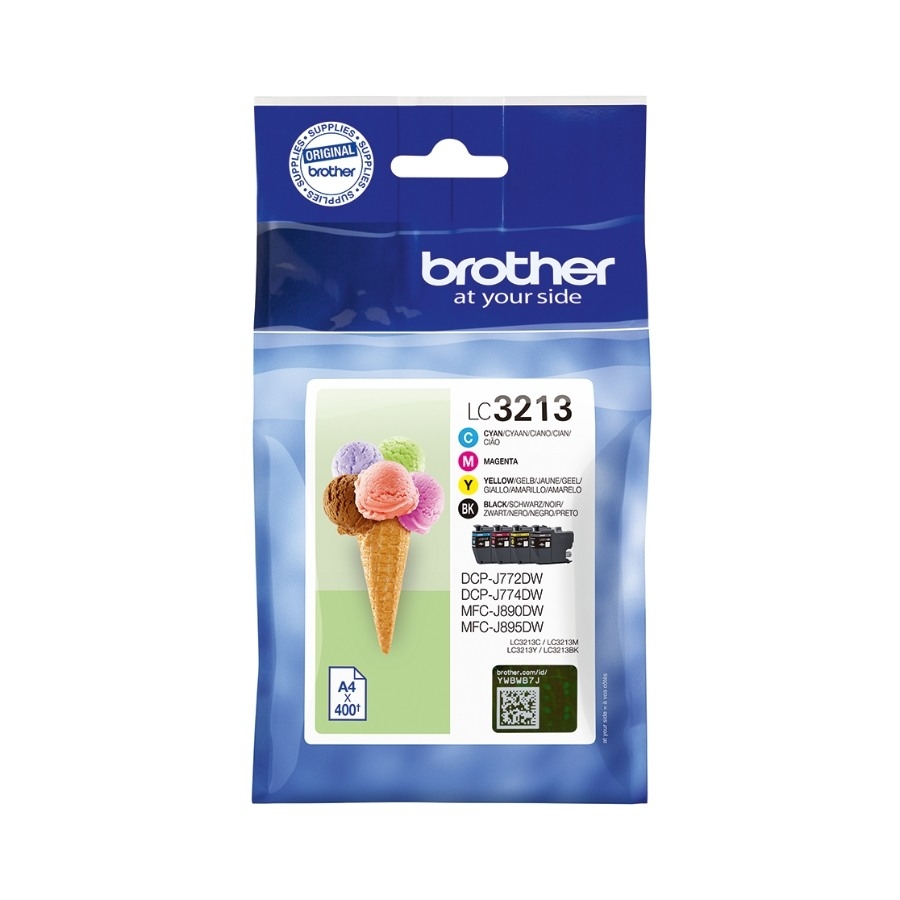 Brother LC3213VAL Blækpatron multipack, 4-pak billede 1