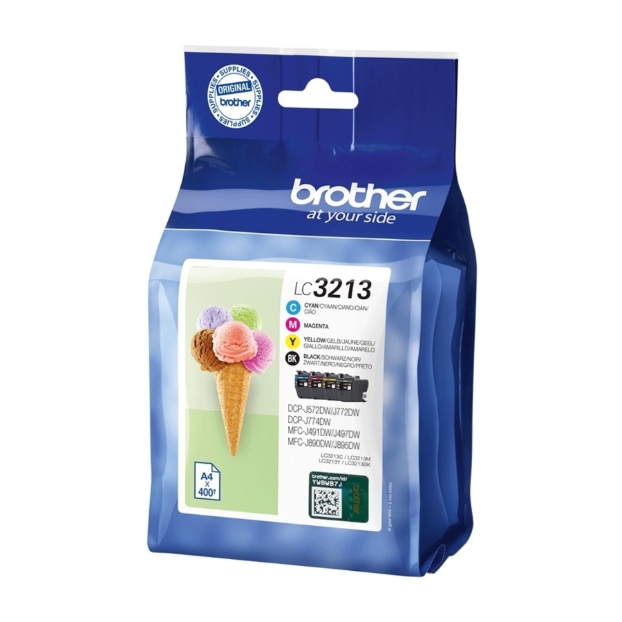 Brother LC3213VAL Blækpatron multipack, 4-pak billede 2