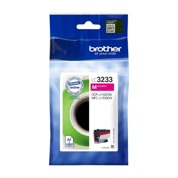 Brother LC-3233M blækpatron 1 stk Original, magenta billede 1