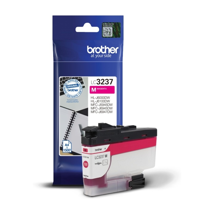 Brother LC-3237M blækpatron 1 stk Original, magenta billede 3