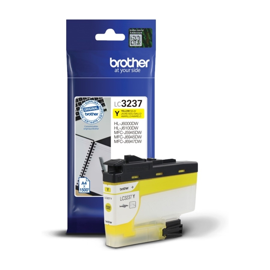 Brother LC-3237Y blækpatron 1 stk Original, gul billede 4