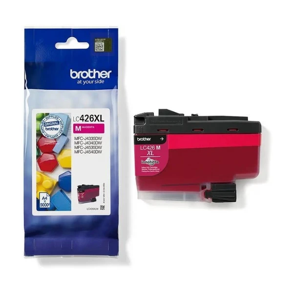 Brother LC-426XLM, magenta blækpatron billede 4