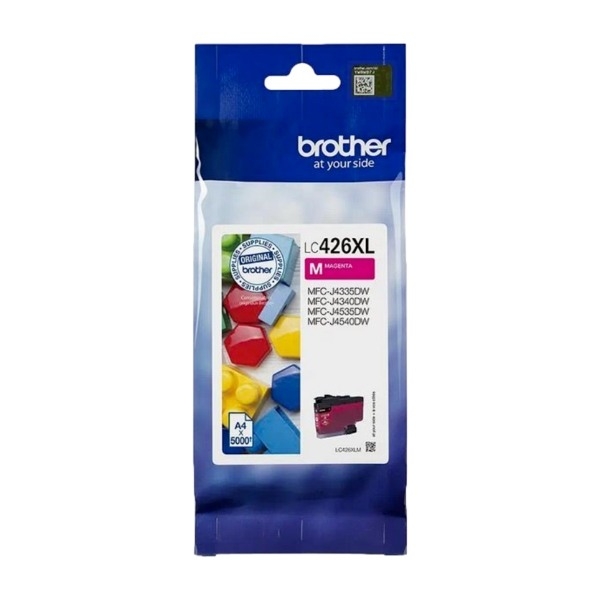 Brother LC-426XLM, magenta blækpatron billede 1