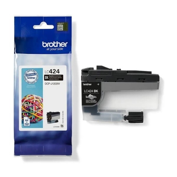 Brother LC-424BK blækpatron 1 PC (S) Original, sort billede 3