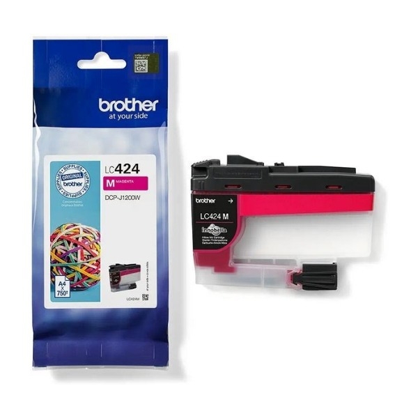 Brother LC-424M blækpatron 1 PC (S) Original, magenta billede 3