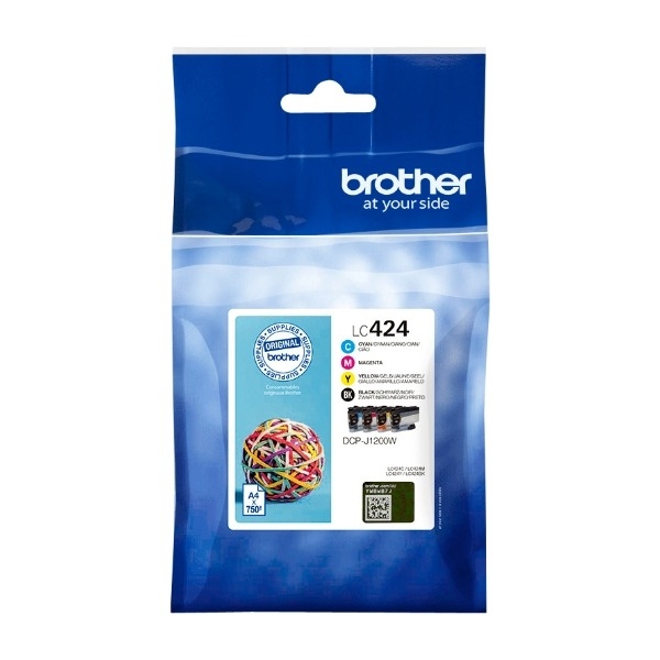 Brother LC424VALDR Valuepack 4 X blækpatroner billede 1