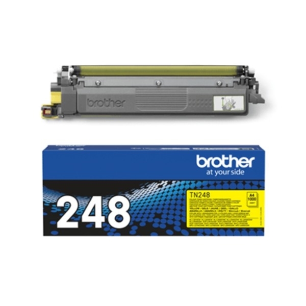 Brother TN248Y, gul tonerpatron billede 4